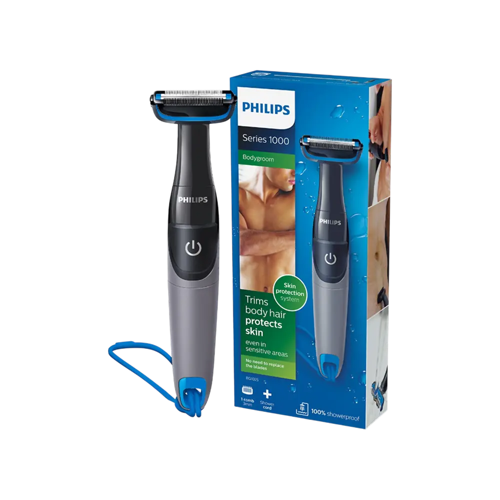 philips showerproof body and balls trimmer bg1025 best trimmer for private parts male in india 2026 skin guard comb bidirectional