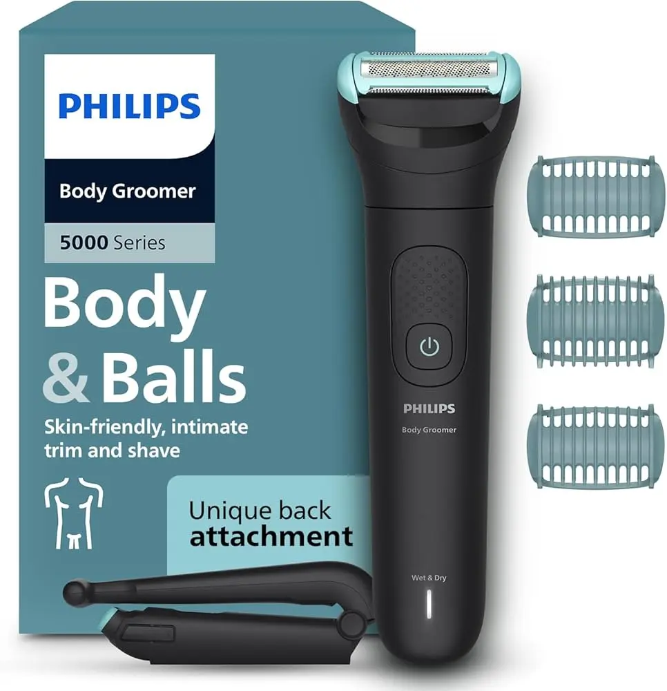 philips body balls trimmer bg5475 best body groomer for men under 3000 india 2026 skinprotect blade ipx7 waterproof private parts safe manscaping