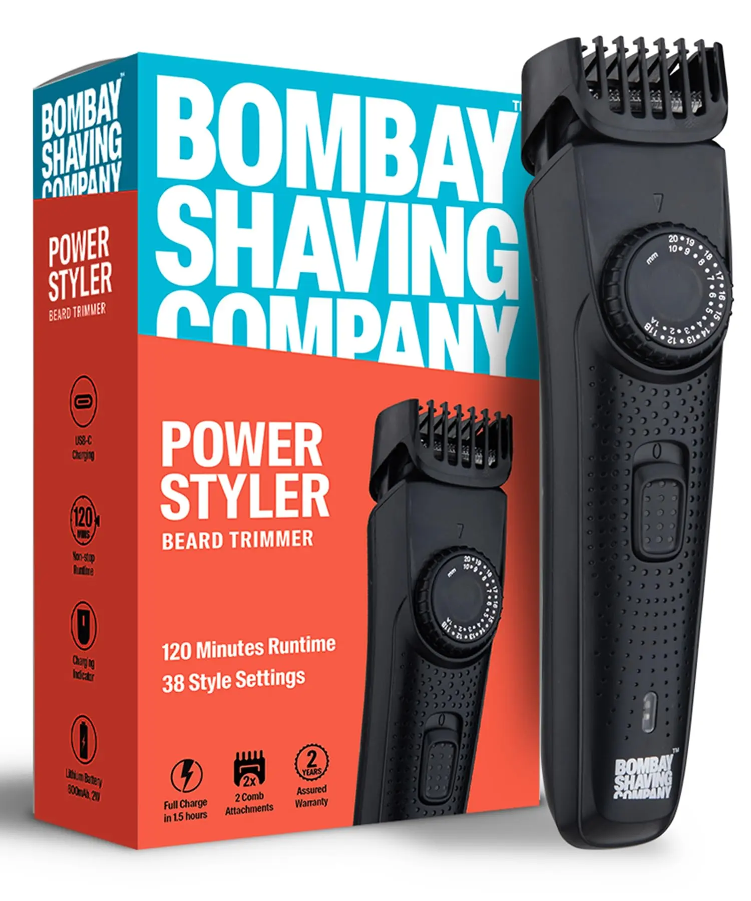 bombay shaving company power styler trimmer — type-c budget option india 2026